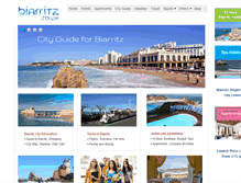 Tablet Screenshot of biarritz.co.uk